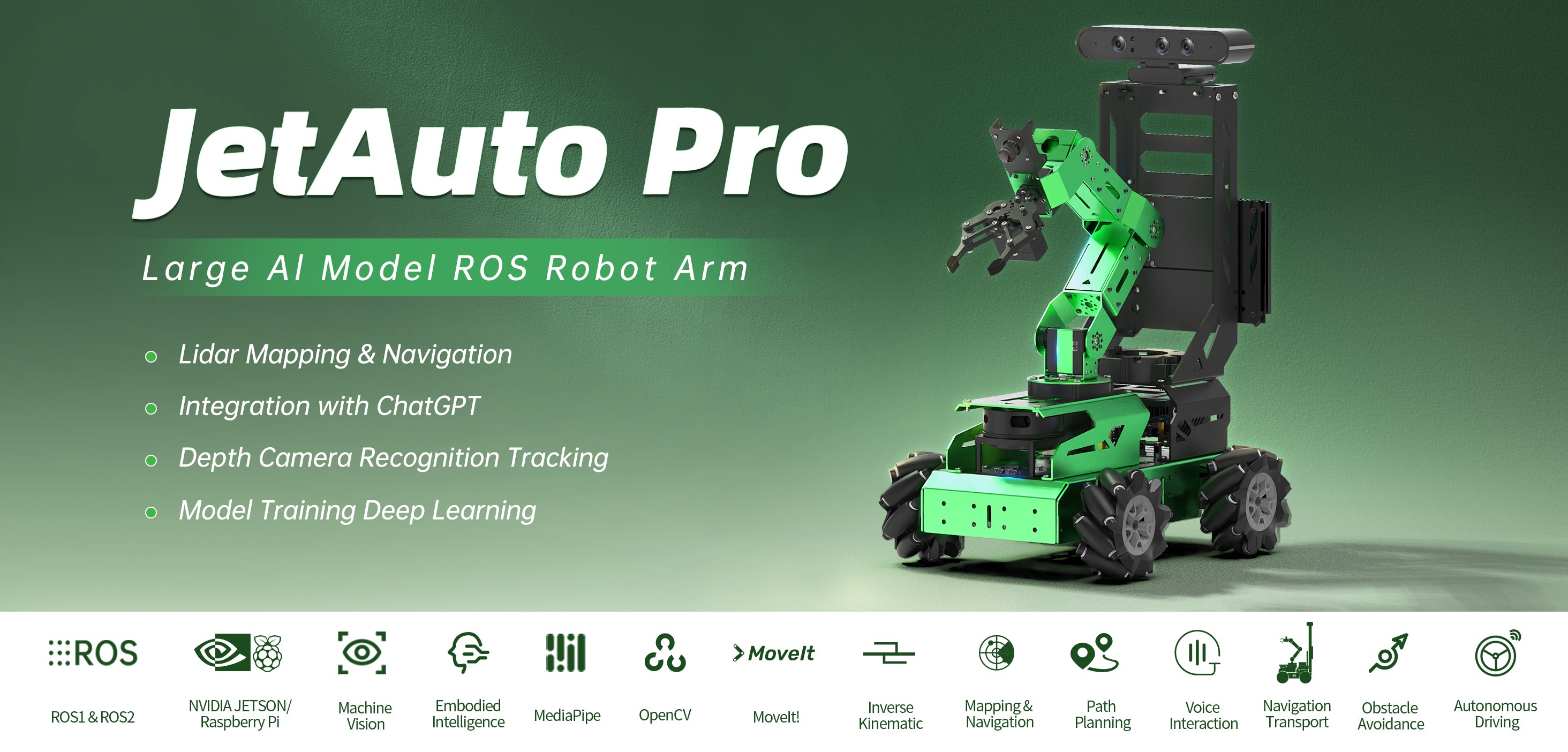 HIWONDER JetAuto Pro ROS2 Robot Car